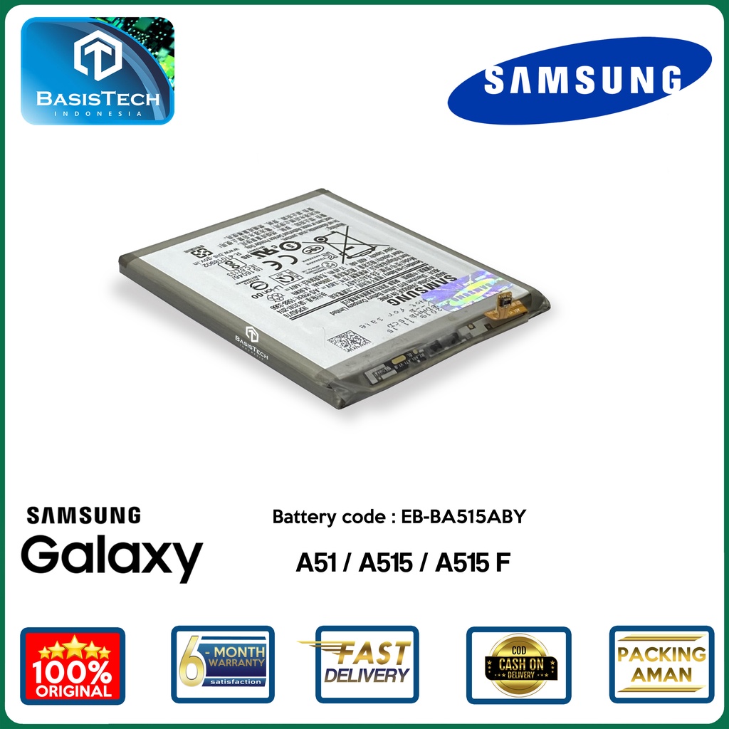 BATERAI SAMSUNG A51 - A515 - A515F - EB-BA515ABY - ORI