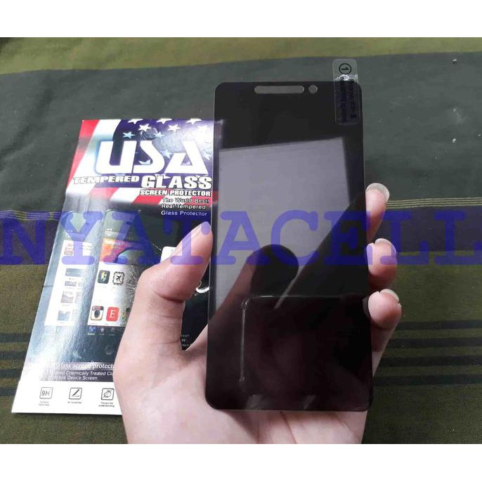 NEW TEMPERED GLASS SPY OPPO NEO 9 A37 ANTI GORES KACA PRIVACY GELAP MILENIA