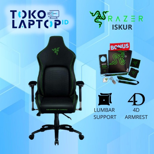 Razer Iskur Gaming Chair With Built In Lumbar Support