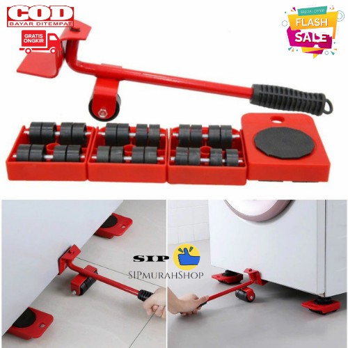 Jual Alat Bantu Angkat Pindah Perabotan Furniture Mover Set Isi 4 Roda ...