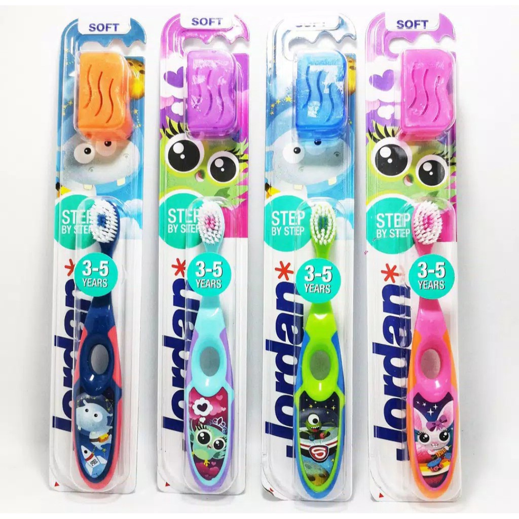 JORDAN Sikat Gigi Anak Step 2 Umur 3-5 tahun - Jordan Tooth brush