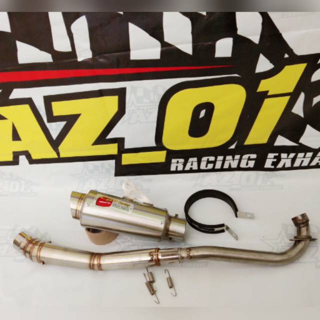 Knalpot cld monster supra x125 absolute revo blade knalpot racing cld monster Fullsystem