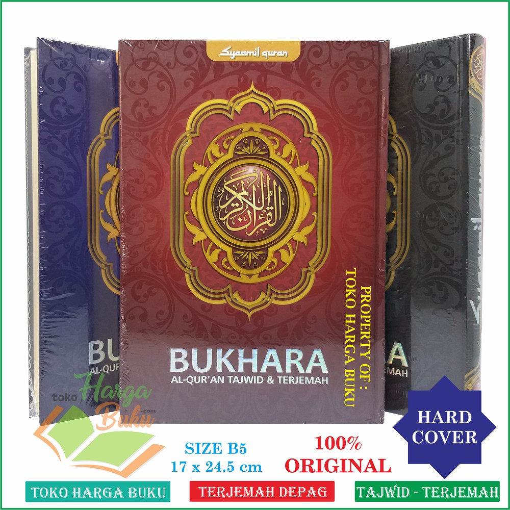 Al-Quran Bukhara B5 HC Tajwid dan Terjemah - Penerbit Syamil Quran