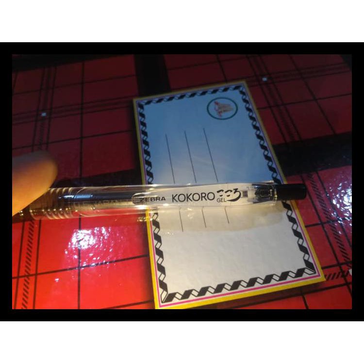 

Diskon Pen Zebra Kokoro Mirip Sarasa - Case Hitam Barang Bagus