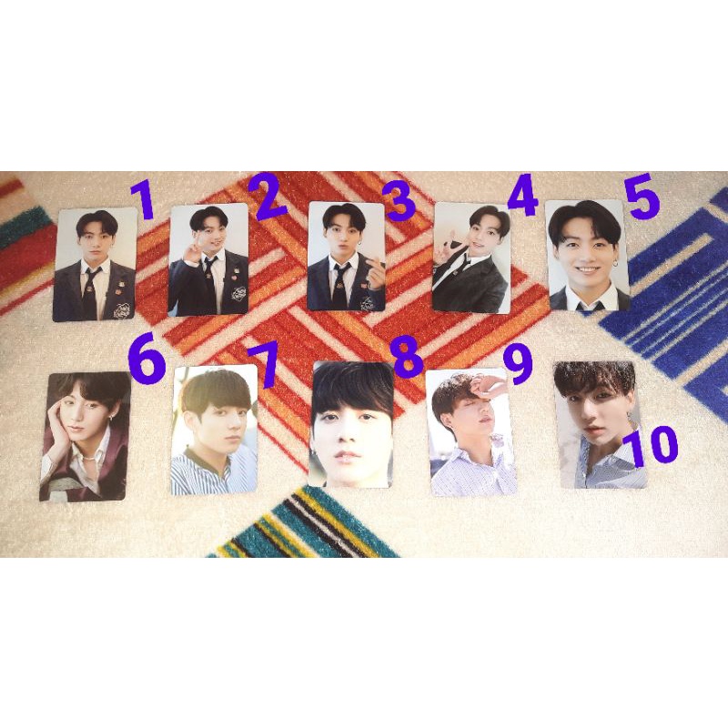 READY STOCK INA BTS Dicon 101 Photocard - Jeon Jung-kook (kookie)
