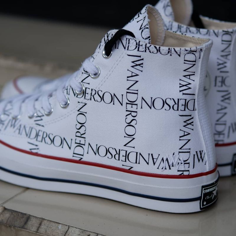 JW Anderson x Converse Chuck Taylor 1970s Hi White Grid