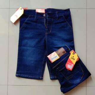  celana  jeans pendek  pria  melar model terbaru  Shopee 