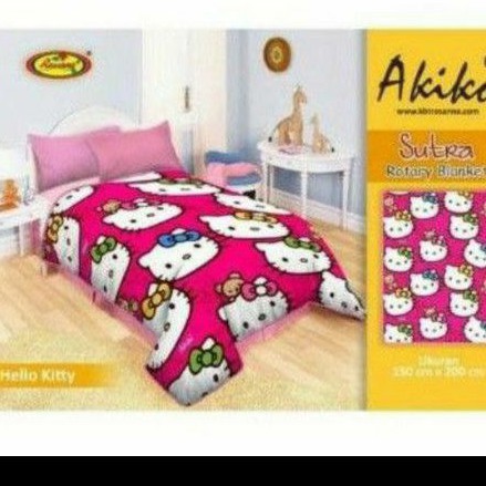 Selimut rosanna akiko sutra rotary uk 150x200 Hello kitty