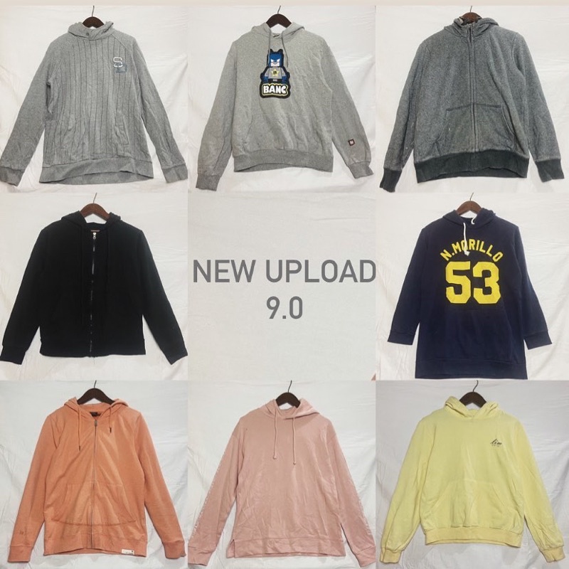 HOODIE SWEATER JAKET ZIPPER ABU HITAM PRINT PASTEL MLB BANC UNIQLO SUPERMAN MURAH PINK KUNING POLOS