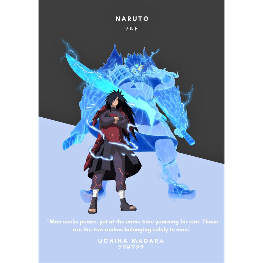Poster Anime Naruto - Poster Dinding, Hiasan Dinding, Pajangan Anime, Poster Kayu