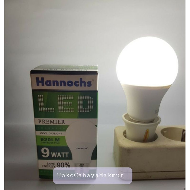 Lampu LED Premier 9w 9watt Hannochs Hemat Energy