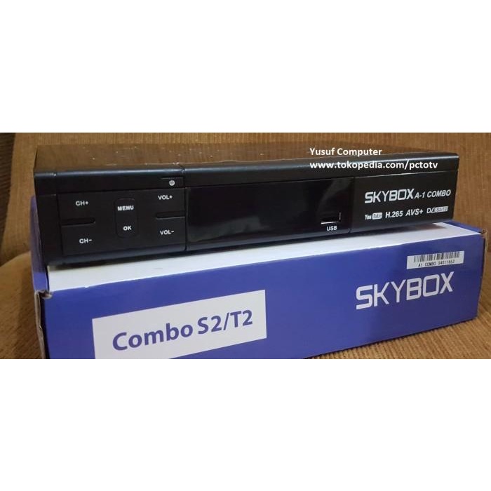 Skybox A1 Combo Hd - Receiver Parabola Dvb-S2 Dan Set Top Box Dvb-T2
