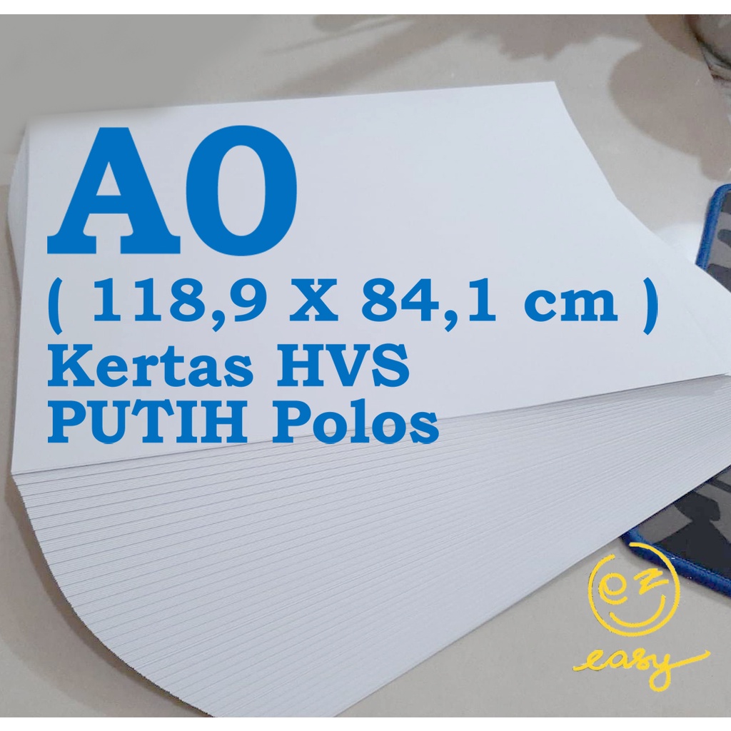 

Kertas HVS A0 Polos / 5 Lembar
