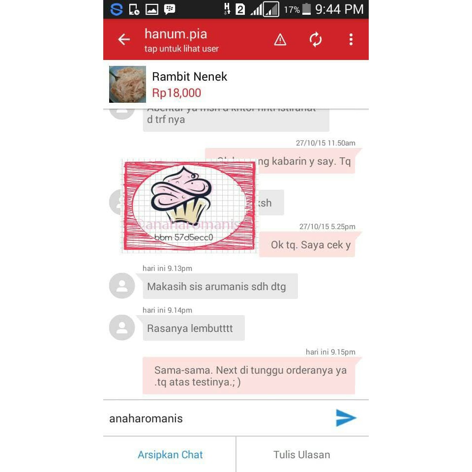 

Aromanis, rambut nenek