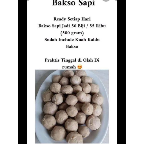 

bakso daging sapi asli