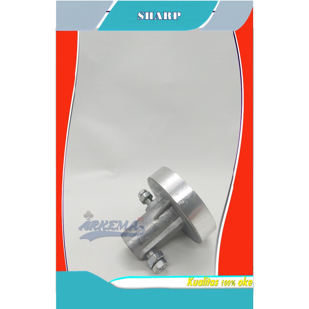 PULLY MOTOR DINAMO SPIN PENGERING SHARP 12MM - 10MM | PULI / PULEY TIANG AS SAMBUNGAN KE TABUNG