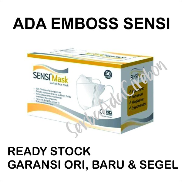 SENSI Masker Duckbill 1 Box isi 50pcs