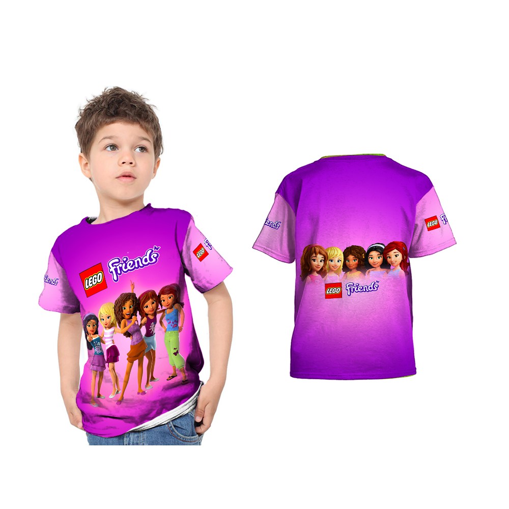 Kaos Anak LEGO FRIENDS Custom Fullprint