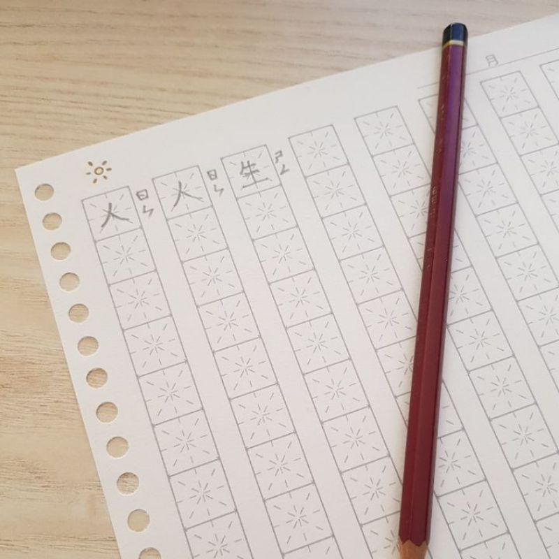 

kertas binder zhuyin fuhao 20lembar