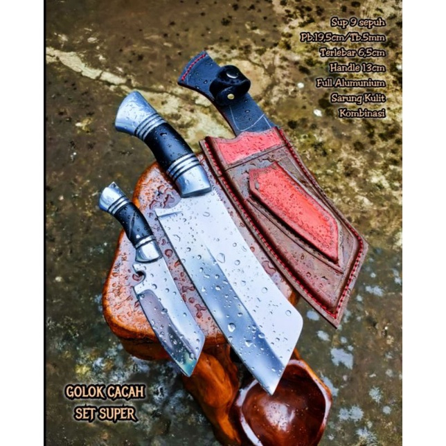 BEDOG CACAH SET BAJA SUP9 TULANG, BISA COD