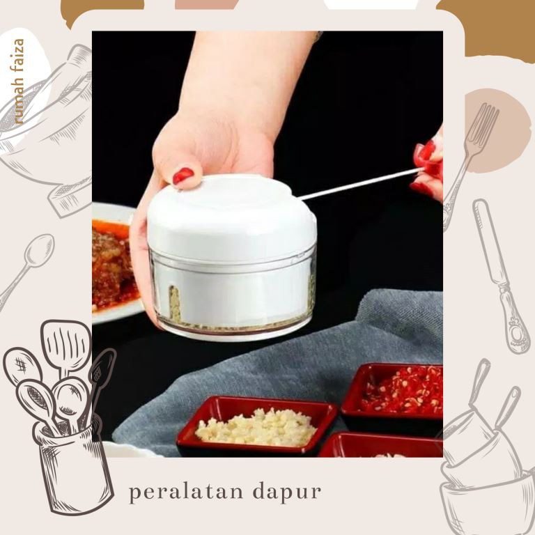 Blender Tarik Mini - Blender Tangan Hand Blender Portable Daging Sayur Bumbu Dapur Murah Surabaya