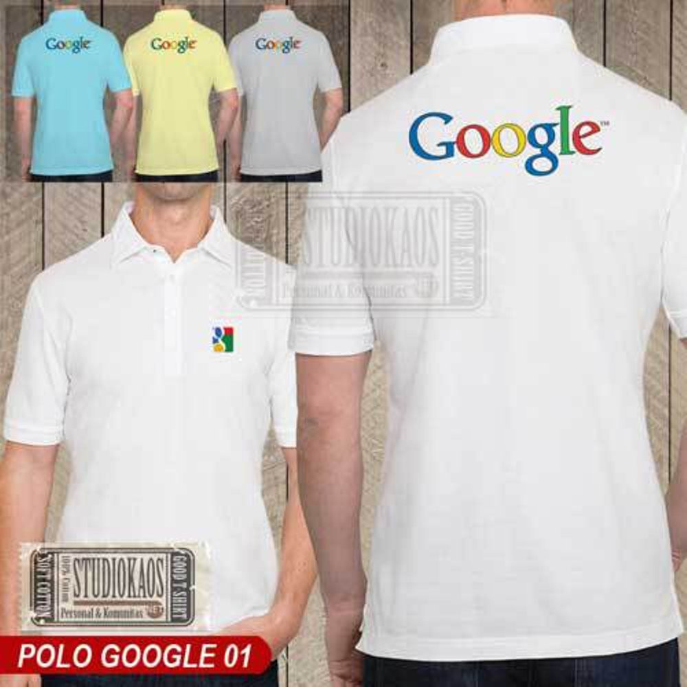 Polo Google 01   kaos distro bahan bagus dan nyaman cocok untuk pria dan wanita Murah