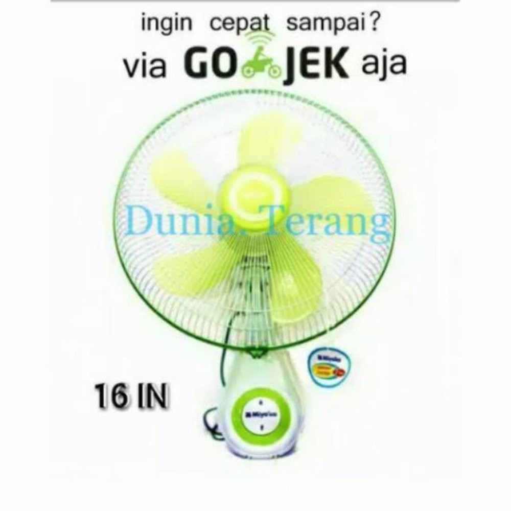 KIPAS ANGIN MIYAKO DINDING 16 Bagus