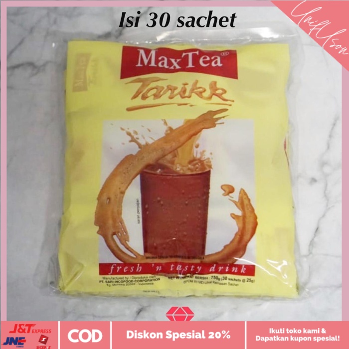 

⭐COD⭐ teh tarik max tea tarik isi 30