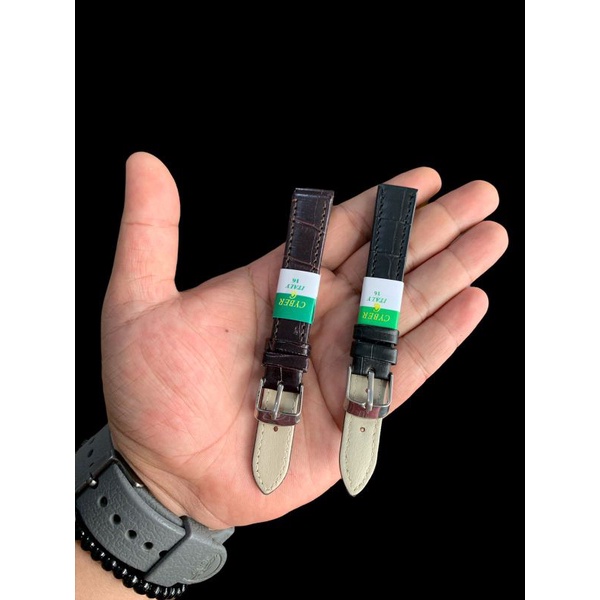 Strap Tali Jam Tangan Kulit cyber ukuran 16MM