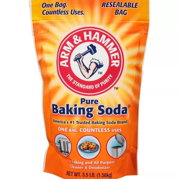 

BAKING SODA MERK Arm & Hammer Baking Soda 1,58 kg FOOD GRADE LIMITED EDITION Kode 354