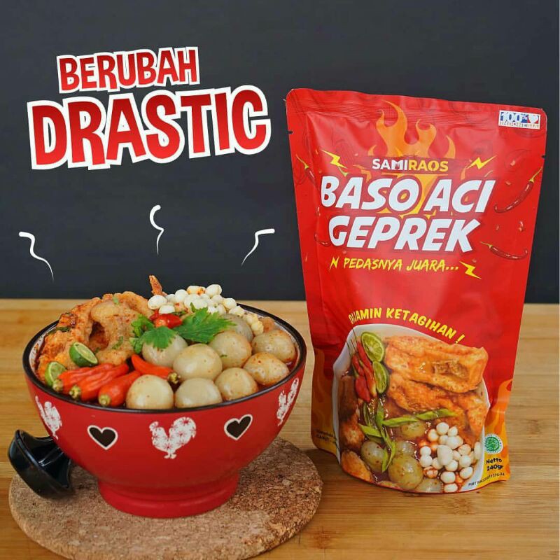 

bakso aci geprek