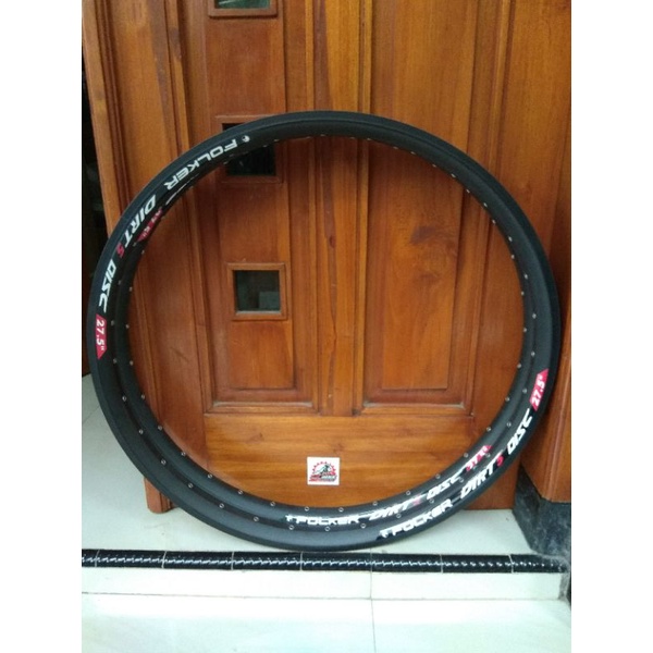 RIM RIMS VELG FOLKER DIRT 26 ATAU 27.5 LEBAR 4 CM 32 HOLE