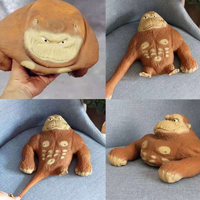 hokkiterus21⭐⭐⭐⭐⭐ SQUISHY KINGKONG squishy gorilla squishy monkey squishy monyet squishy lempar Jumbo S029