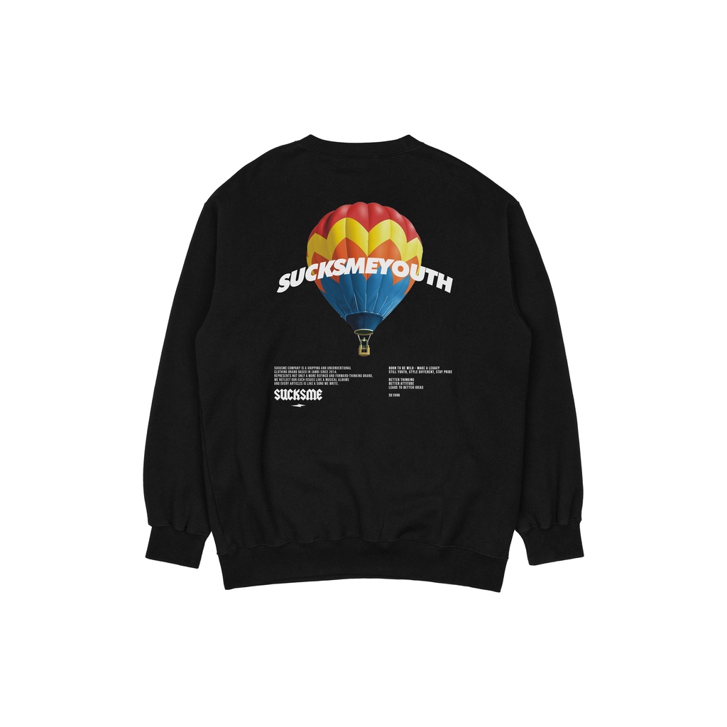 Sucksme Crewneck Original Black - Air Ball