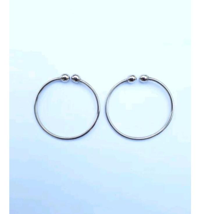 Flash Sale GELANG BAYI BESI PUTIH ASLI AMBON-TERNATE .anti karat selamanya.