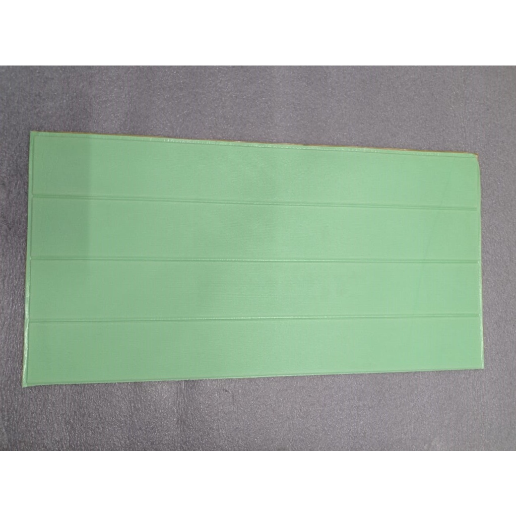 ⭐Gogoland⭐ Wallpaper Dinding Foam 3D Kecil Motif Batu Bata / Walpaper Stiker Dinding Dekorasi Kamar R535-KAYU HIJAU MUDA