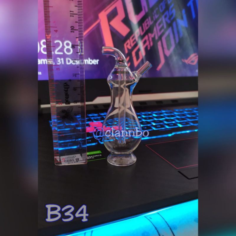 Ready Full Set Tabung Kaca Tipe B034 Toko Accesories Bong