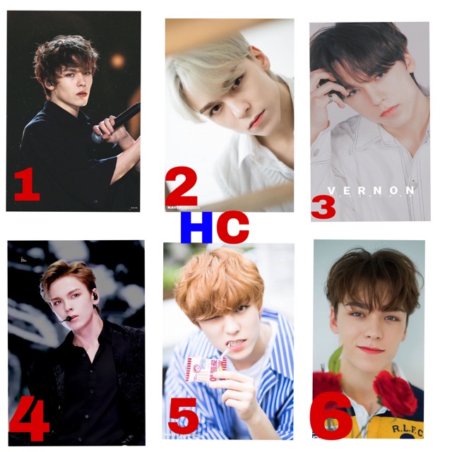 

VERNON SEVENTEEN Poster A4 A3+ Art Karton Glossy (bisa req foto lain)