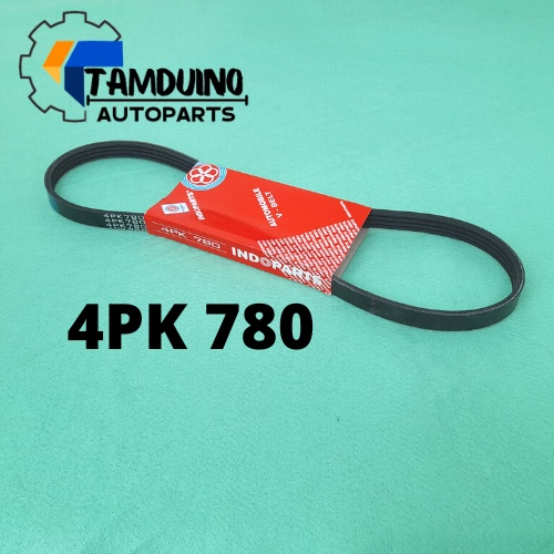 VAN BELT VANBELT FANBELT 4PK 780 Mitsubishi Lancer 1,6 SOHC 16V th 93 Untuk ALTERNATOR