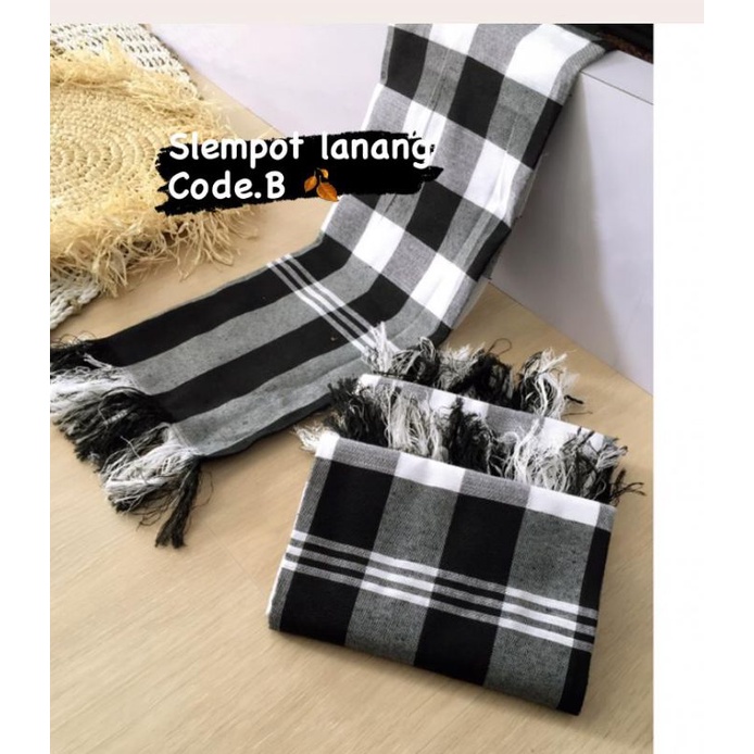 selendang katun rajut,selendang poleng-7