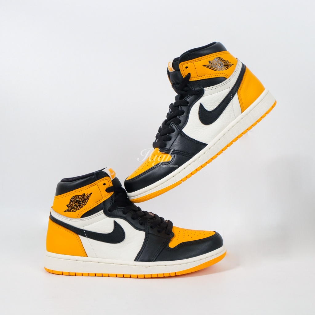 Air Jordan 1 high OG Yellow Toe (GS) 575441-711 100% Original