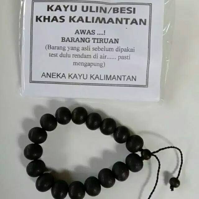 GELANG KAYU ULIN MANANG bisa mengapung di air khas kalimantan
