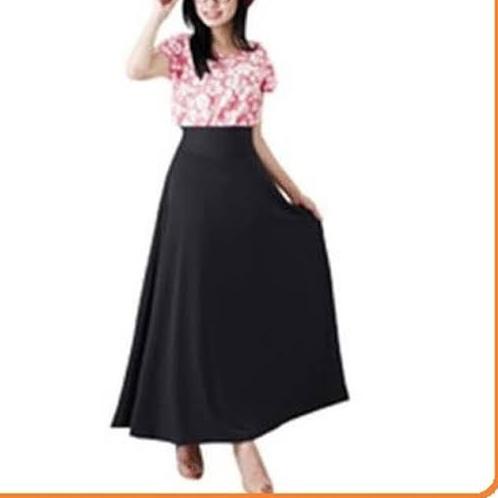 Muraaaahh.. Rok JERSEY Payung Polos Panjang Jumbo Dewasa