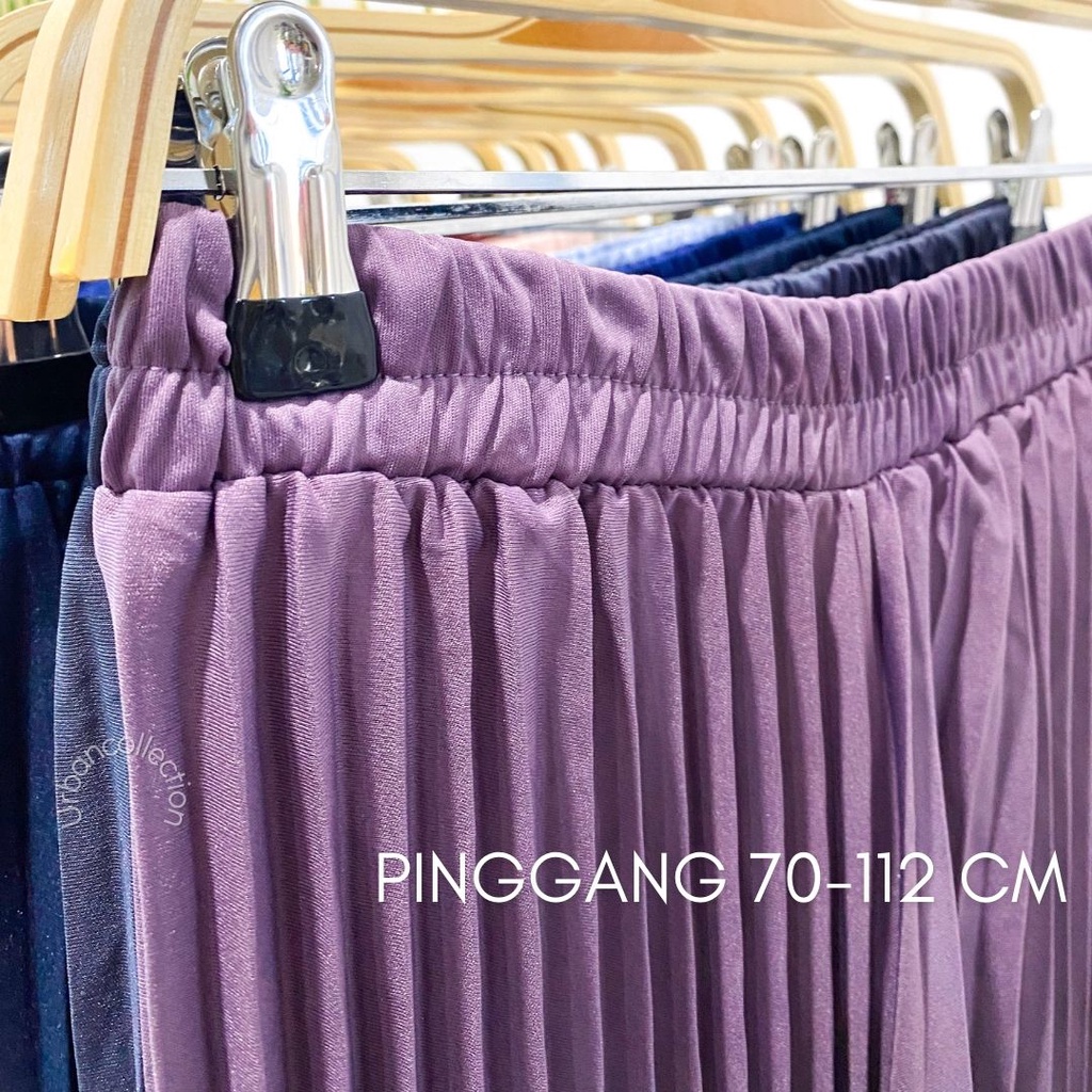 Rok Plisket Wanita Premium / Rok RempeL 100 CM / Rok Lipet / Rok Plisket Panjang