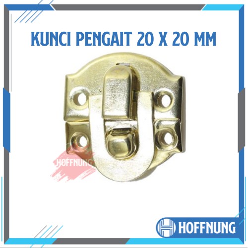 Kunci Pengait Box 20 x 20 mm Gembok Pengait Kotak Perhiasan