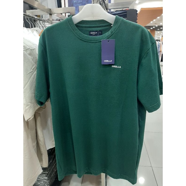 Osella Baju Tshirt kaos Polos Green Original