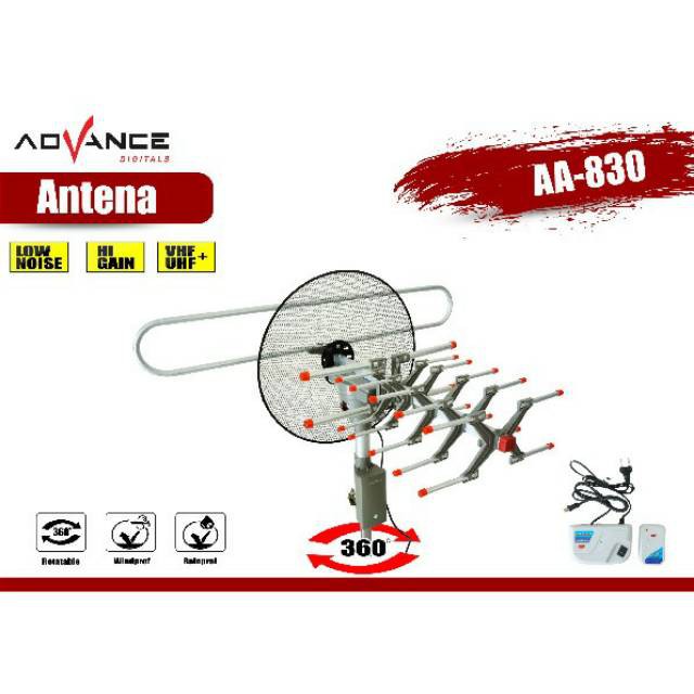 Antena tv remote advance aa830 model parabola advance TERLARIS