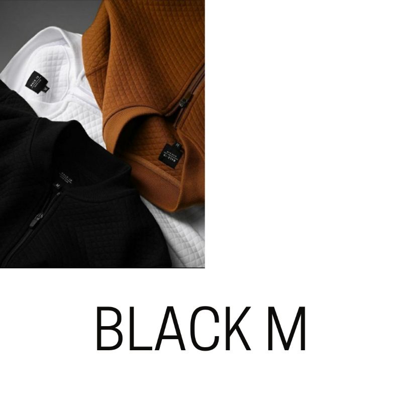 COMFY JACKET BLACK BY MALE.ID