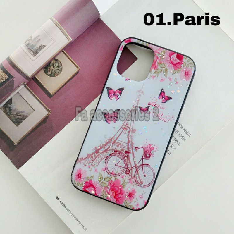 FA2 Soft case tpu casing paris bling XIAOMI REDMI NOTE 9 silicon hp