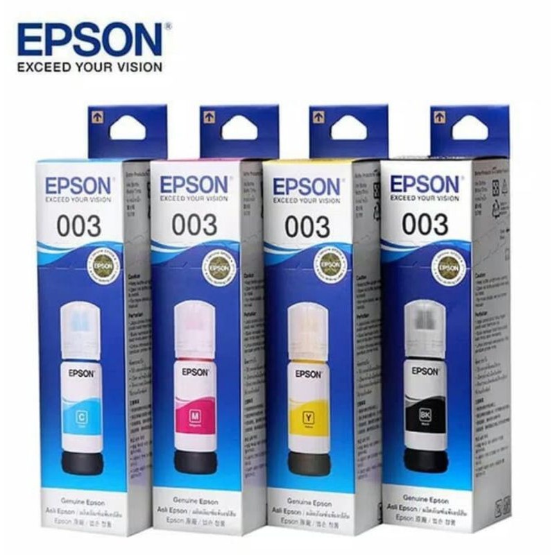TINTA PAKETAN EPSON 003 ORIGINAL PRINTER L3100 L3150 L1110